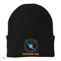 This Is How I Roll Airplane Pilo Aviation Beanie thumb 0