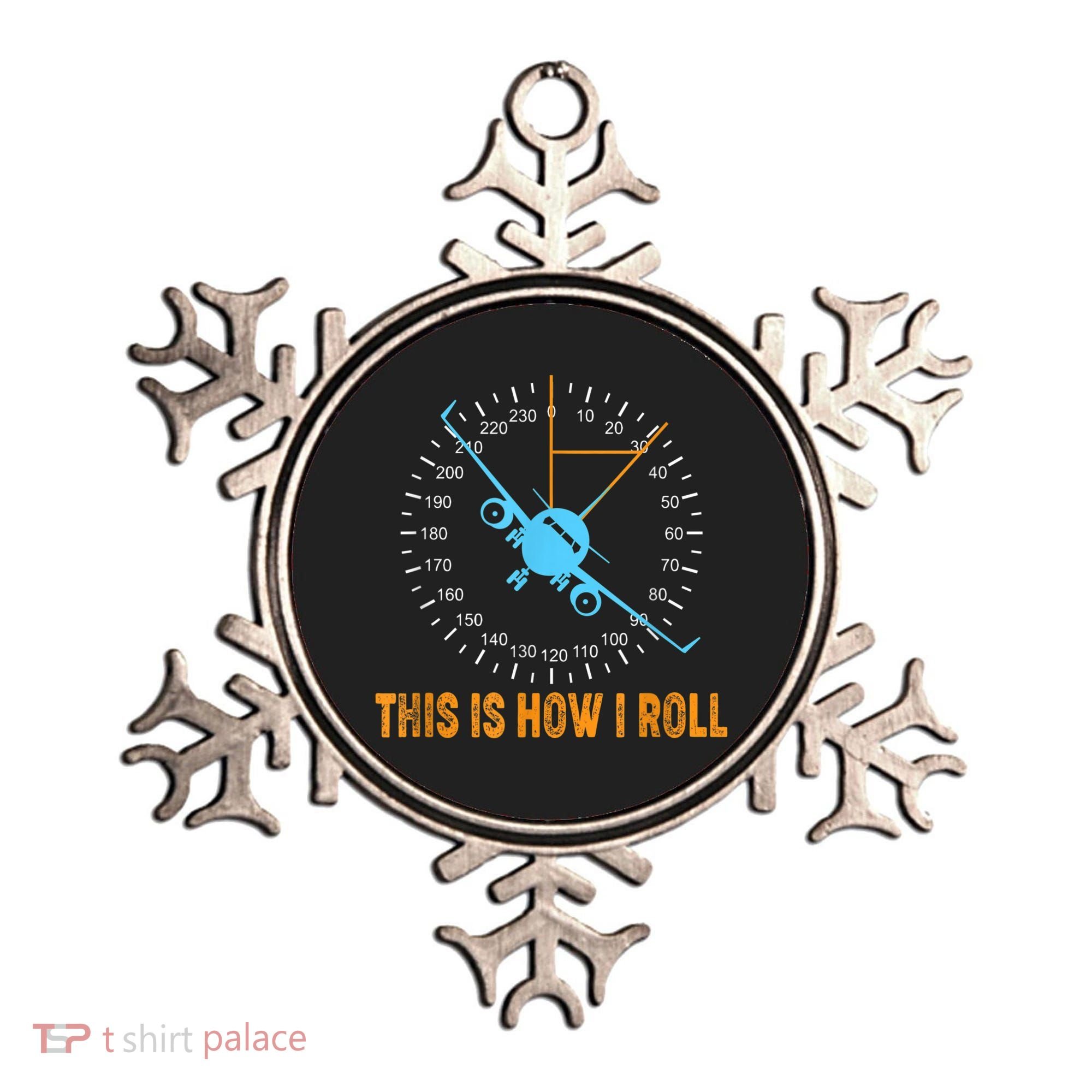 This Is How I Roll Airplane Pilo Aviation Ornament