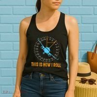 This Is How I Roll Airplane Pilo Aviation Women's Tank Top thumb 2