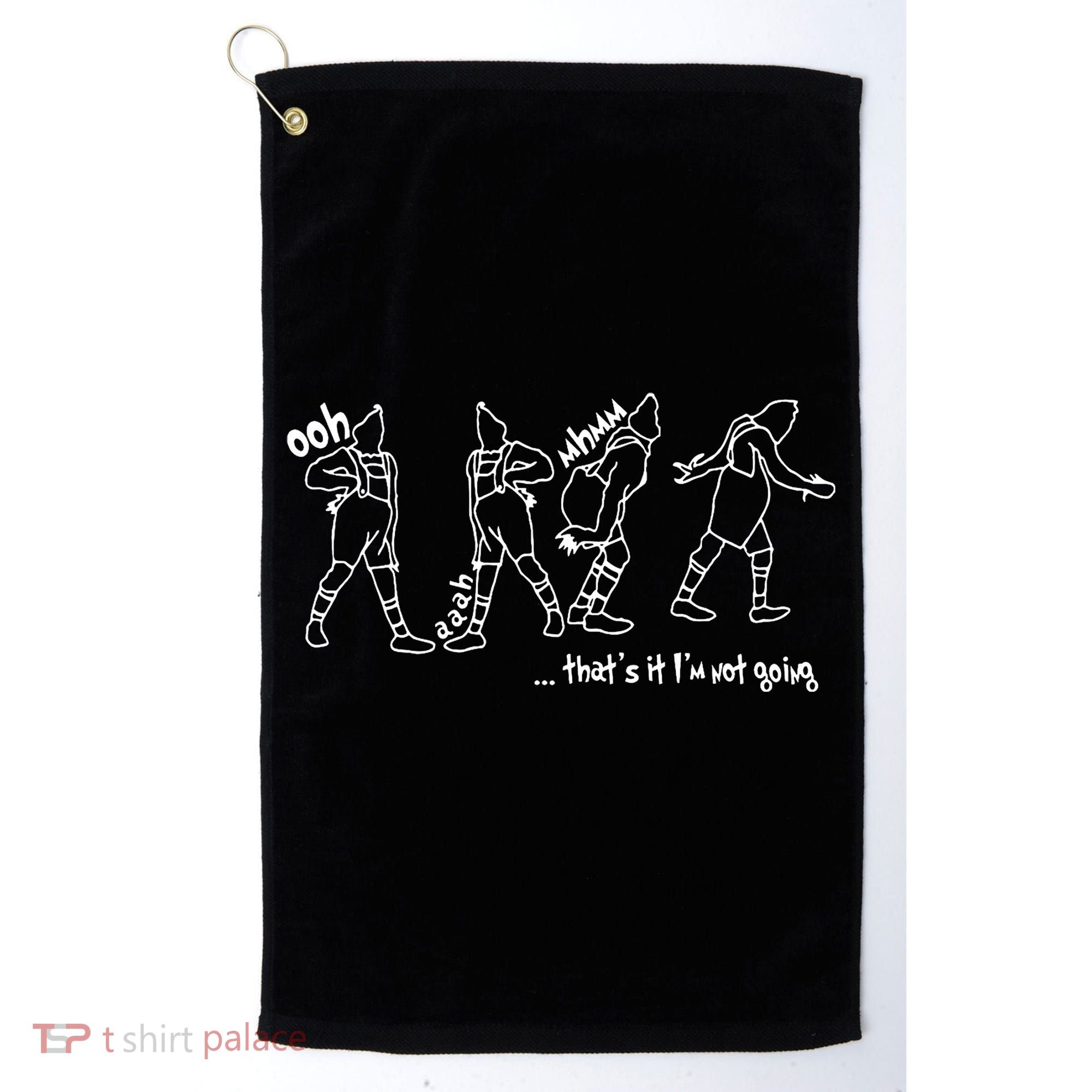 That's It I'm Not Going Funny Anti Christmas Golf Towel