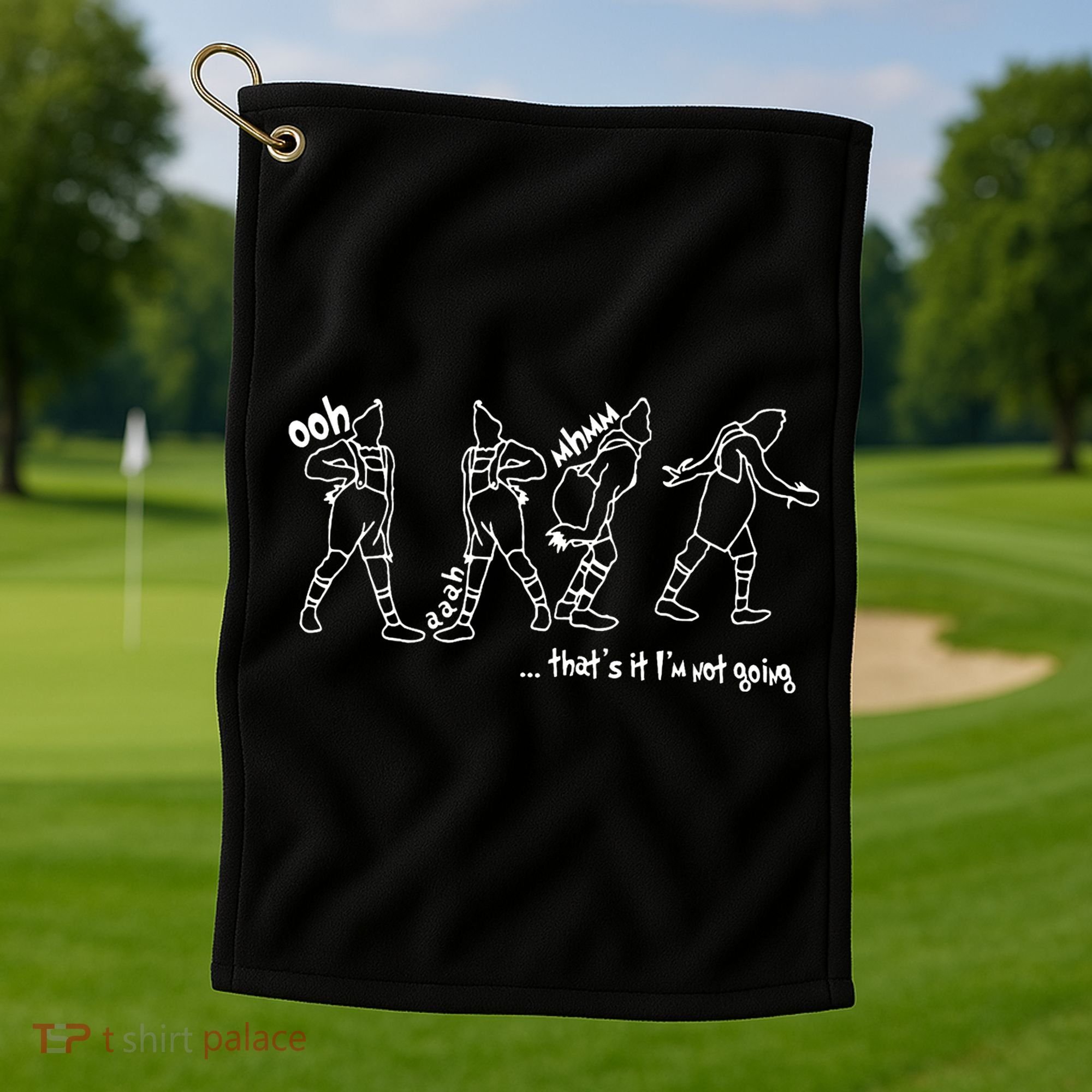 That's It I'm Not Going Funny Anti Christmas Golf Towel