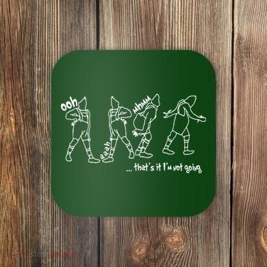 That's It I'm Not Going Funny Anti Christmas Coaster