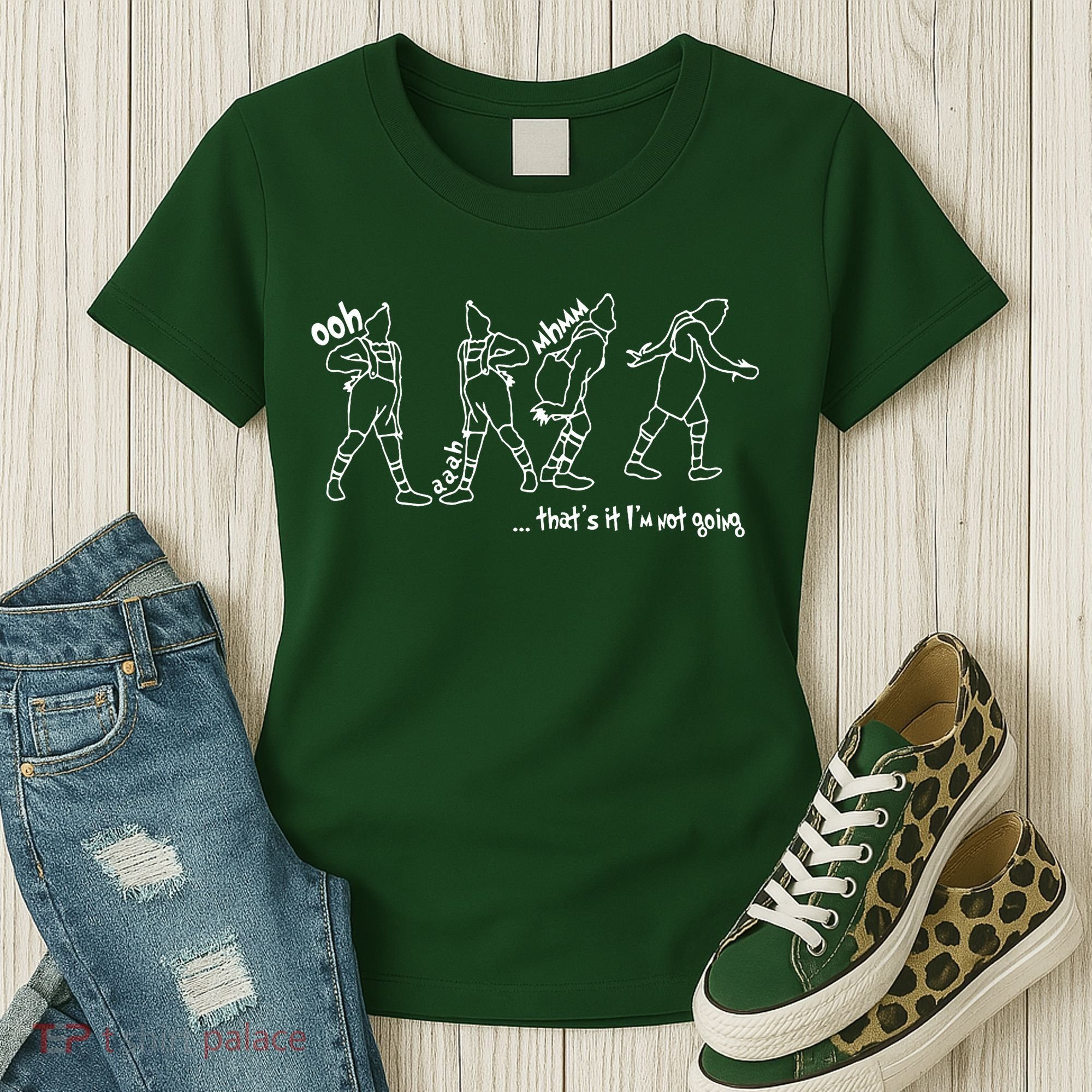 That's It I'm Not Going Funny Anti Christmas Women's T-Shirt