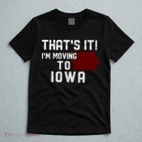 That's It I'm Moving To Iowa Map Funny Iowa Lover T-Shirt thumb 5