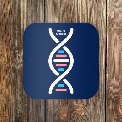 Transgender It's In My DNA Pride Month Coaster