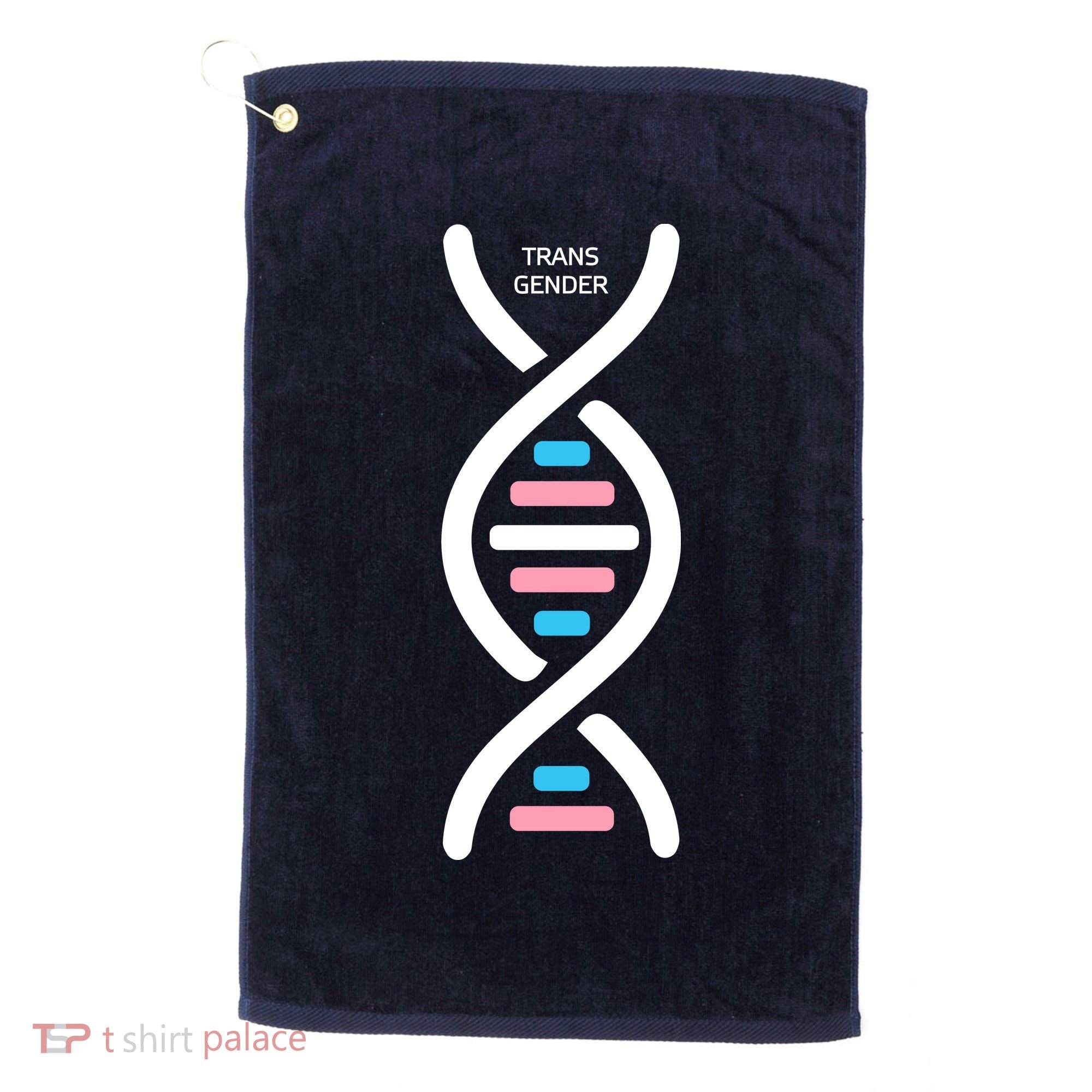 Transgender It's In My DNA Pride Month Golf Towel