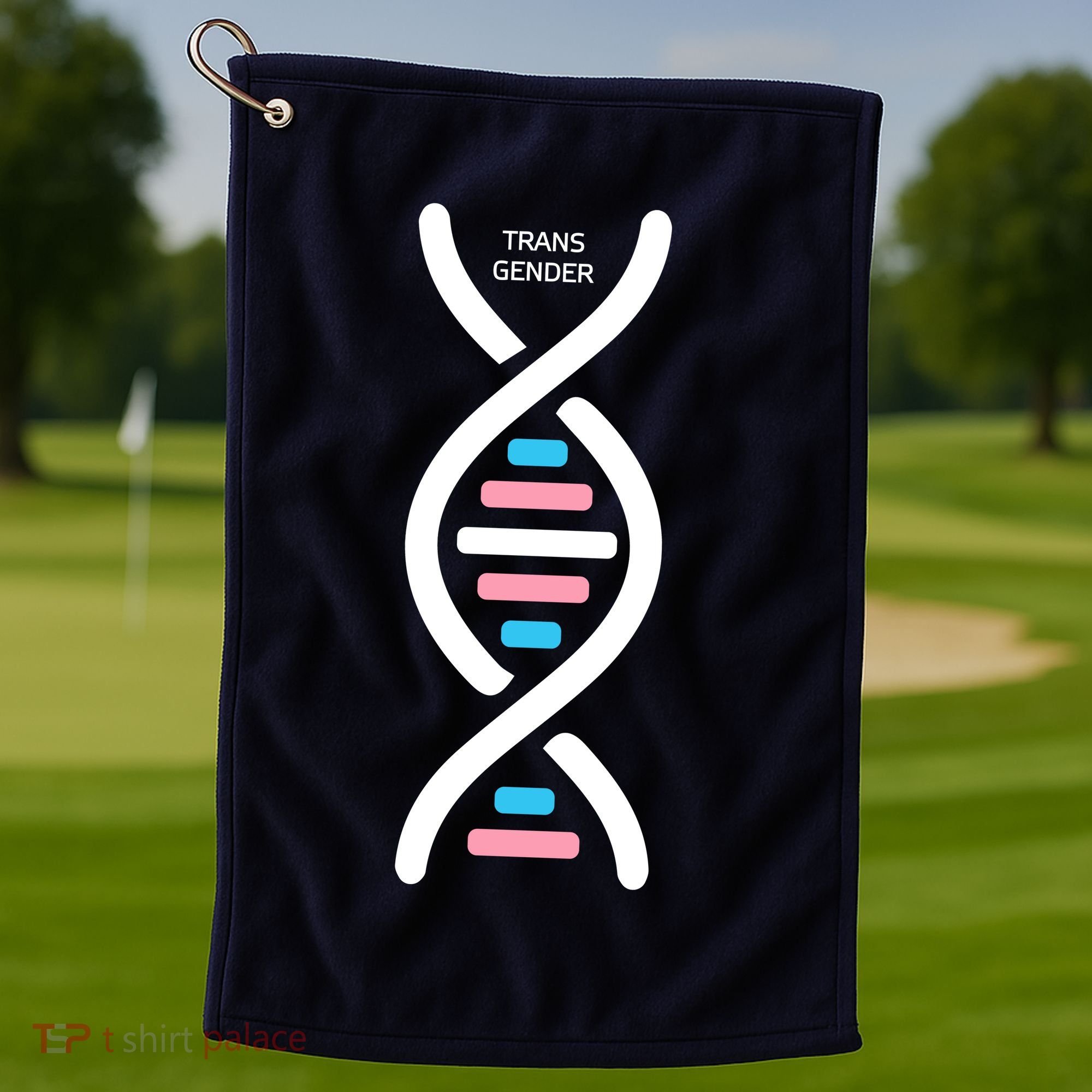 Transgender It's In My DNA Pride Month Golf Towel
