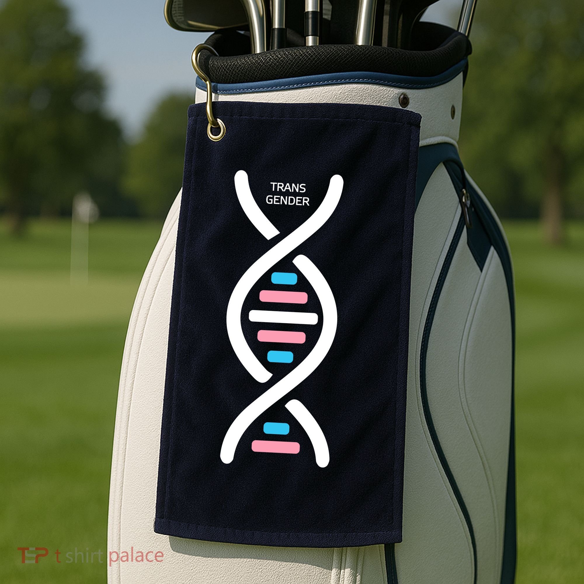 Transgender It's In My DNA Pride Month Golf Towel