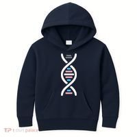 Transgender It's In My DNA Pride Month Kids Hoodie thumb 0