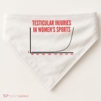 Testicular Injuries In Sports USA-Made Doggie Bandana thumb 0