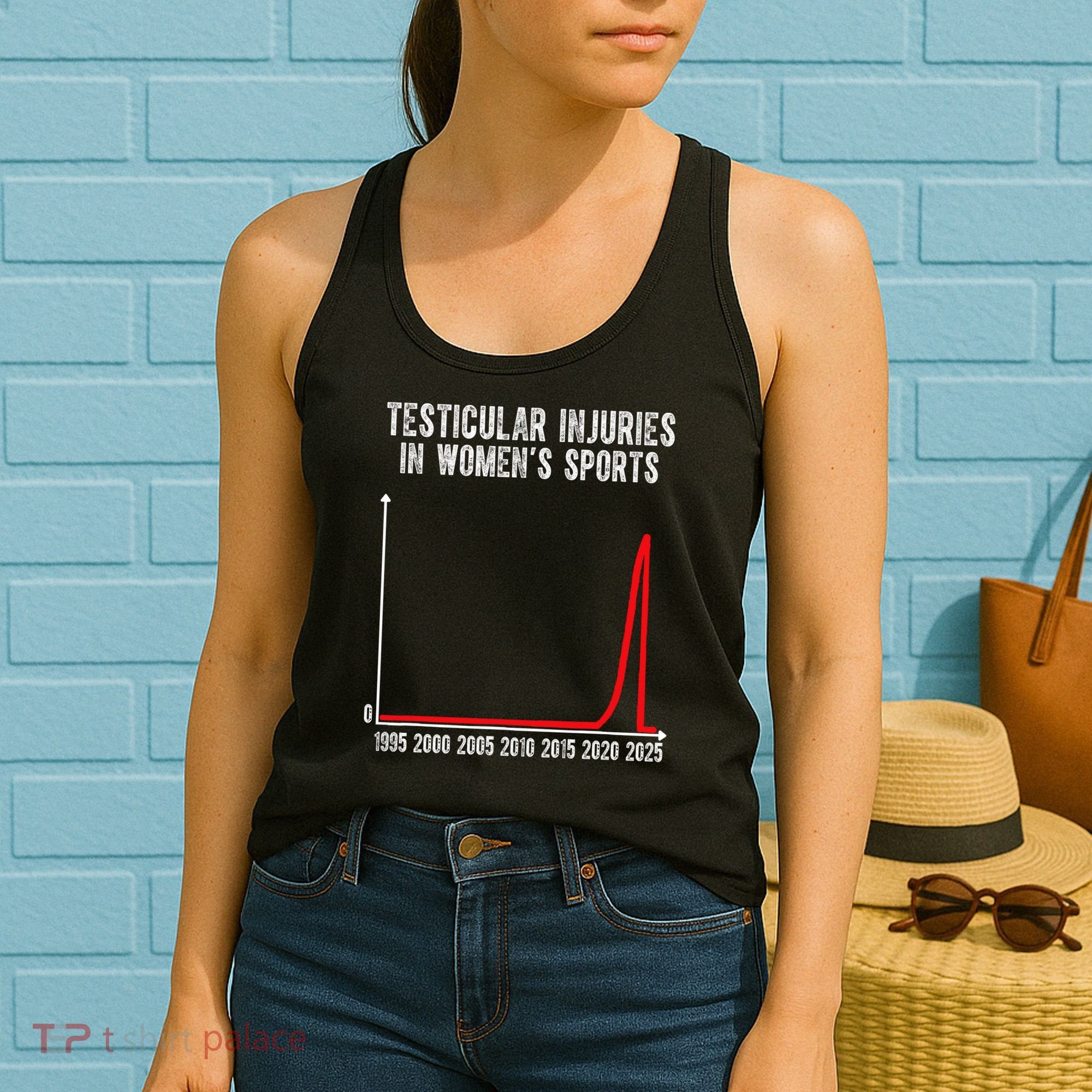 Testicular Injuries In Womens Sports Women's Tank Top