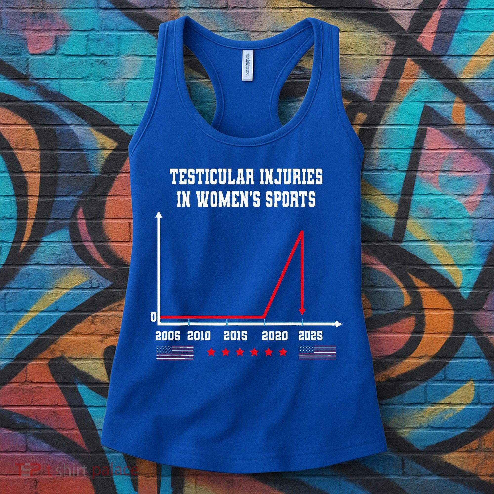 Testicular Injuries in Women's Sports Quirky Women's Tank Top