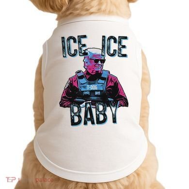 Trump Ice Ice Baby Doggie Tank