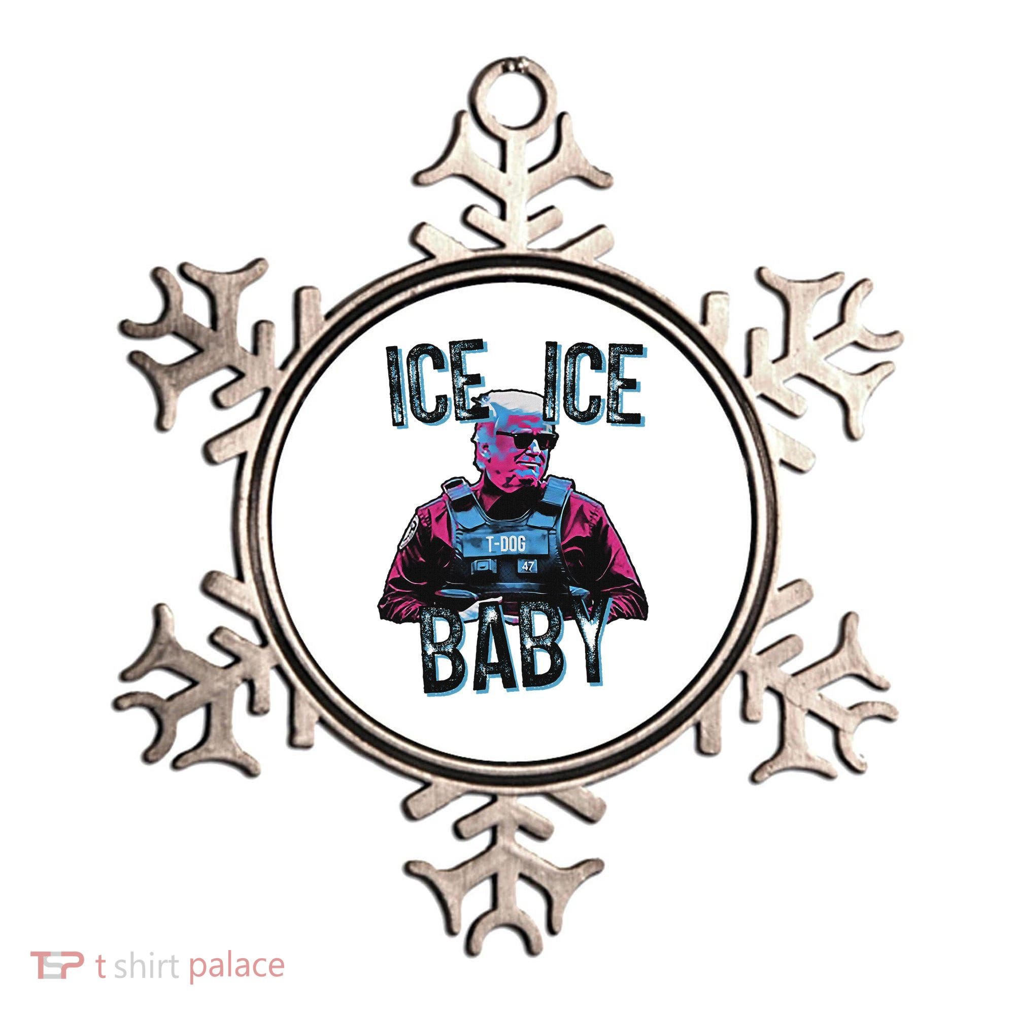Trump Ice Ice Baby Ornament