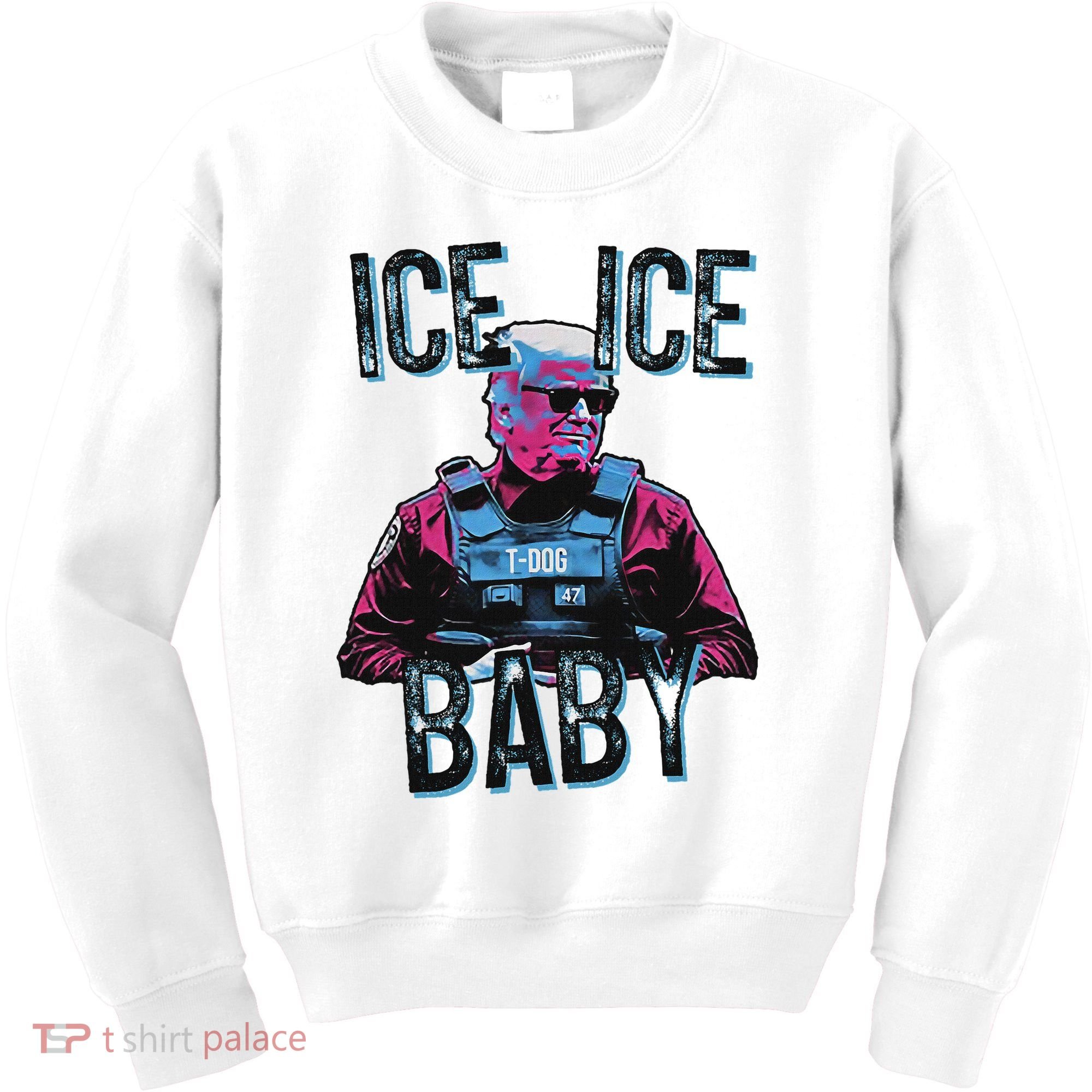 Trump Ice Ice Baby Kids Sweatshirt