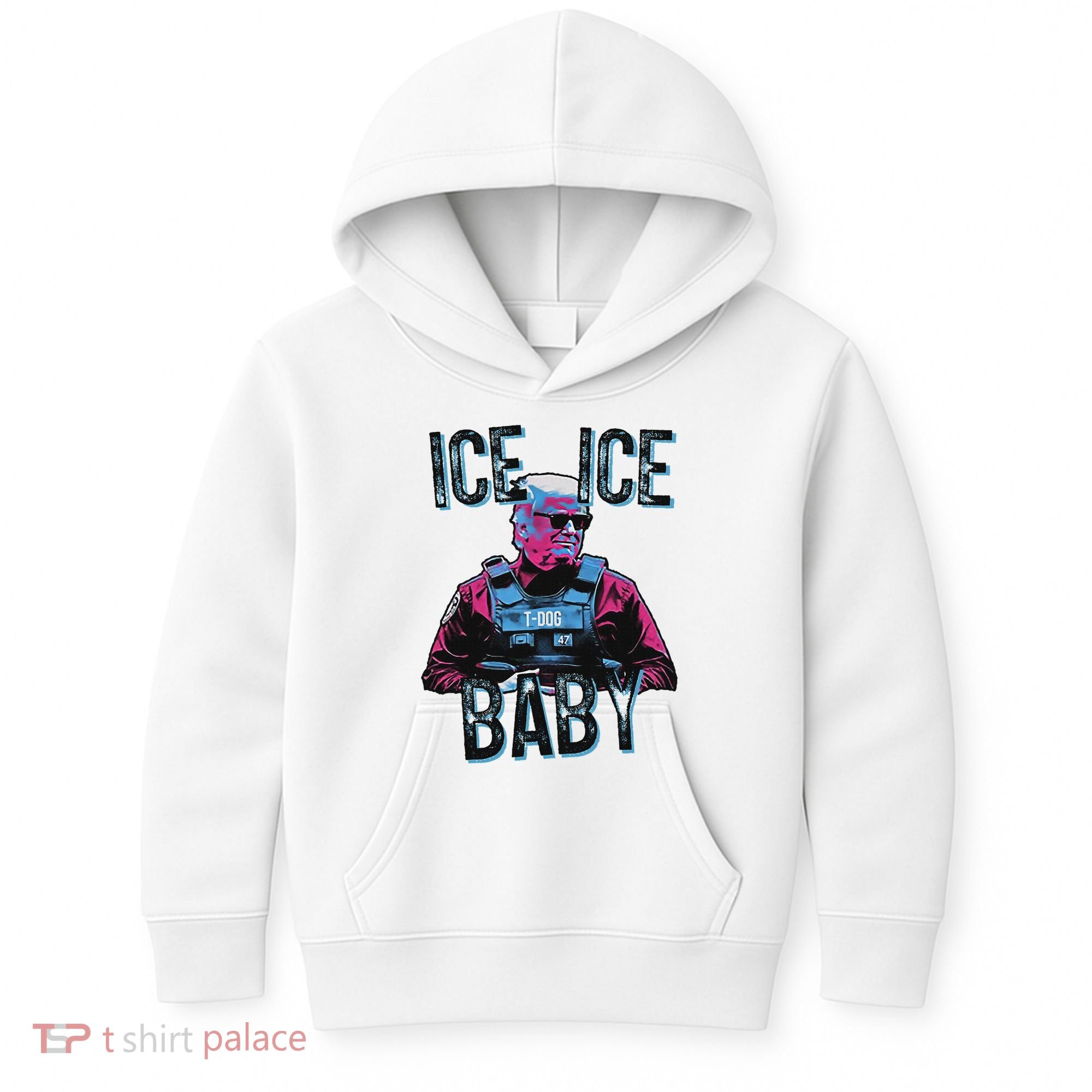 Trump Ice Ice Baby Kids Hoodie