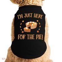 Thanksgiving I’m Just Here For The Pie Gift Doggie Tank thumb 0