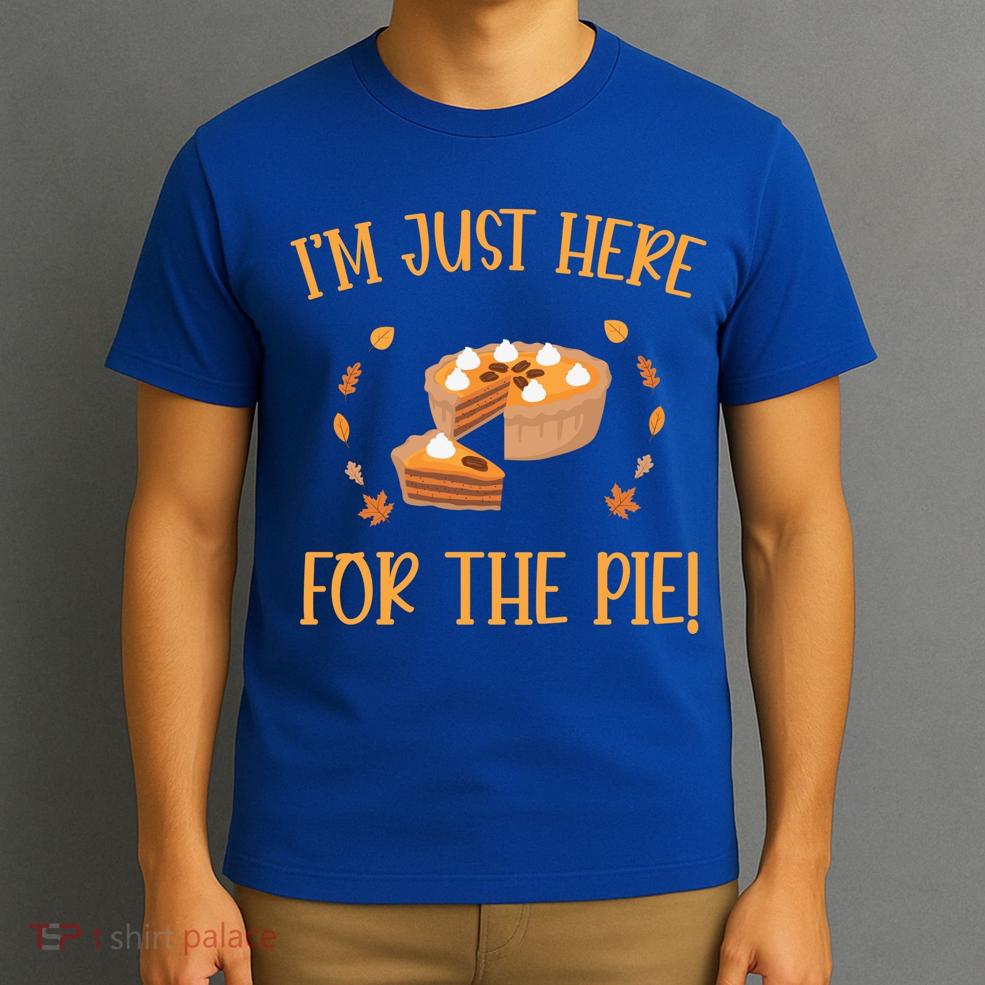Thanksgiving I’m Just Here For The Pie Gift T-Shirt