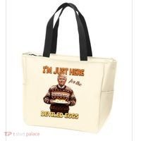 Thanksgiving IM Just Here For The Deviled Eggs Tote Bag thumb 3