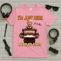 Thanksgiving IM Just Here For The Deviled Eggs T-Shirt thumb 5
