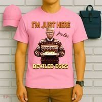 Thanksgiving IM Just Here For The Deviled Eggs T-Shirt thumb 6