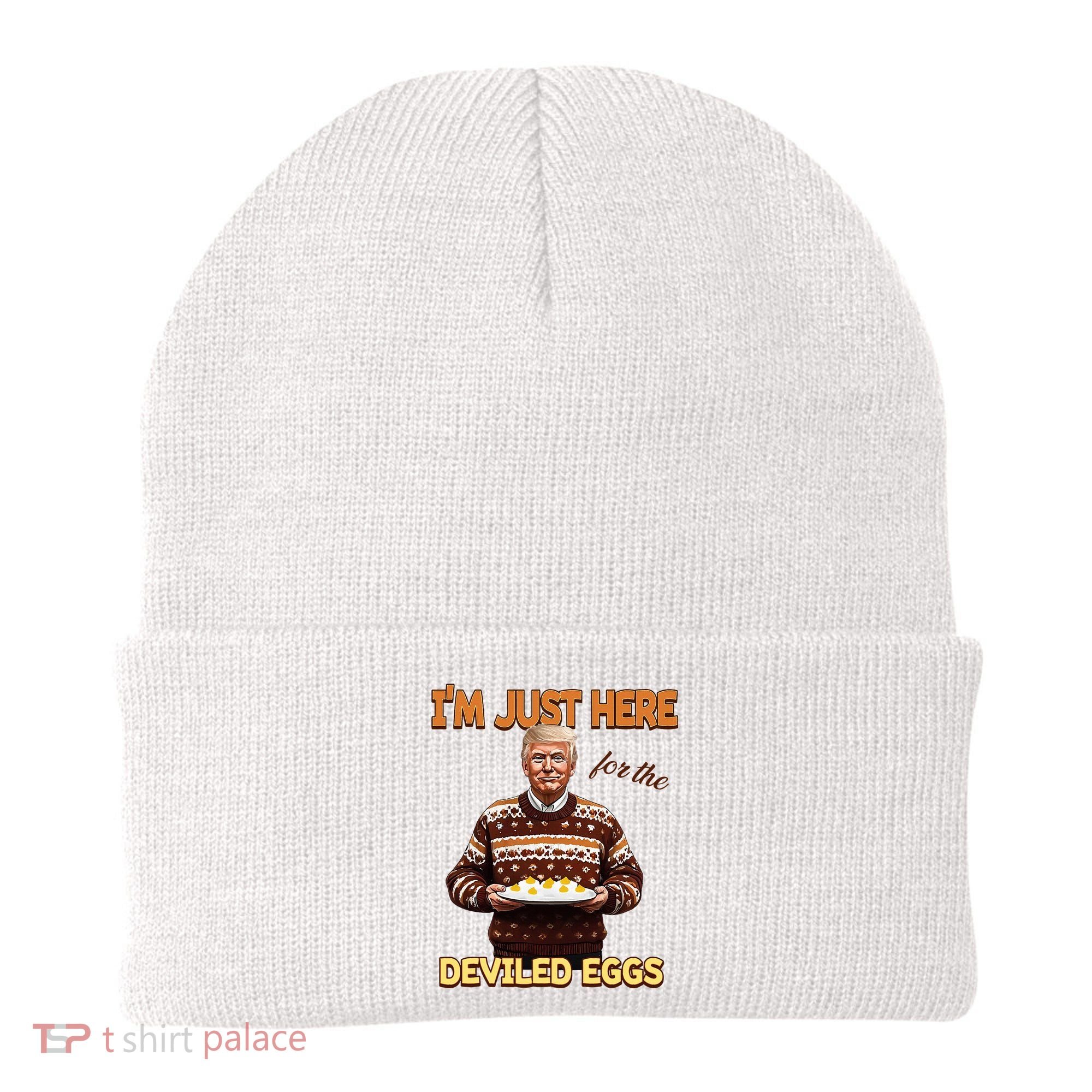 Thanksgiving IM Just Here For The Deviled Eggs Beanie