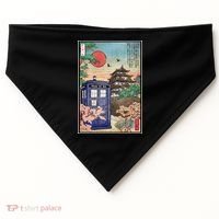 Tardis In Japan USA-Made Doggie Bandana thumb 0
