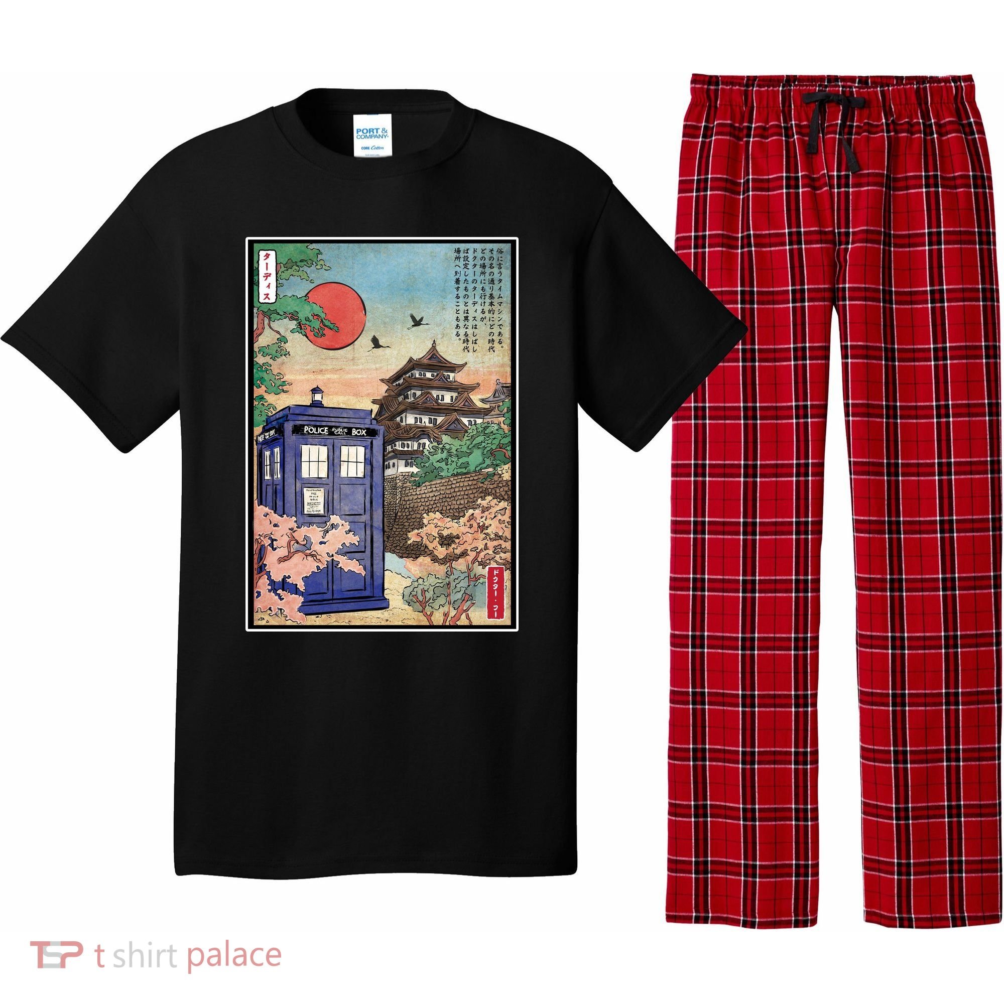 Tardis In Japan Pajama Set
