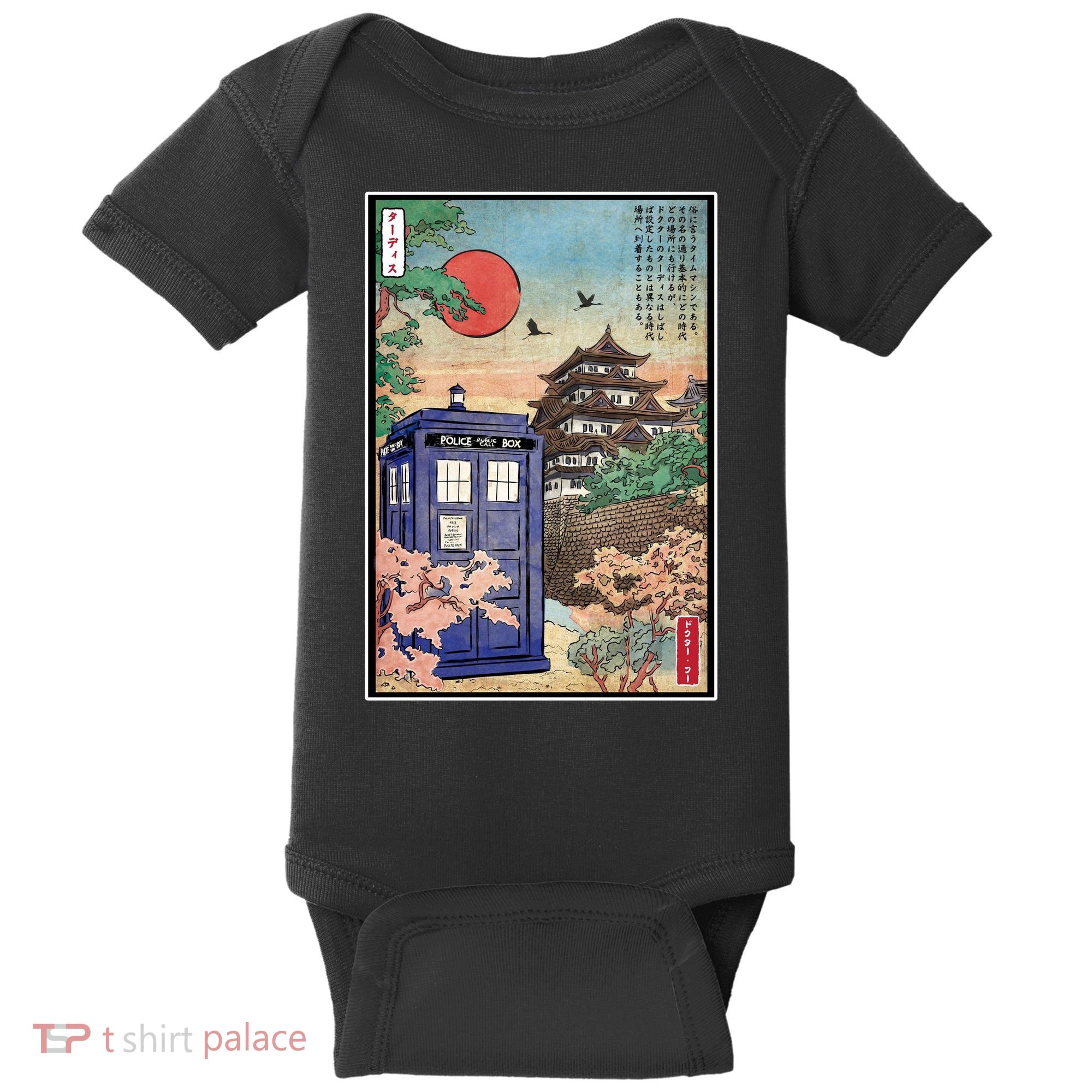 Tardis In Japan Baby Bodysuit