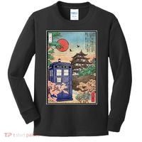 Tardis In Japan Kids Long Sleeve Shirt thumb 0