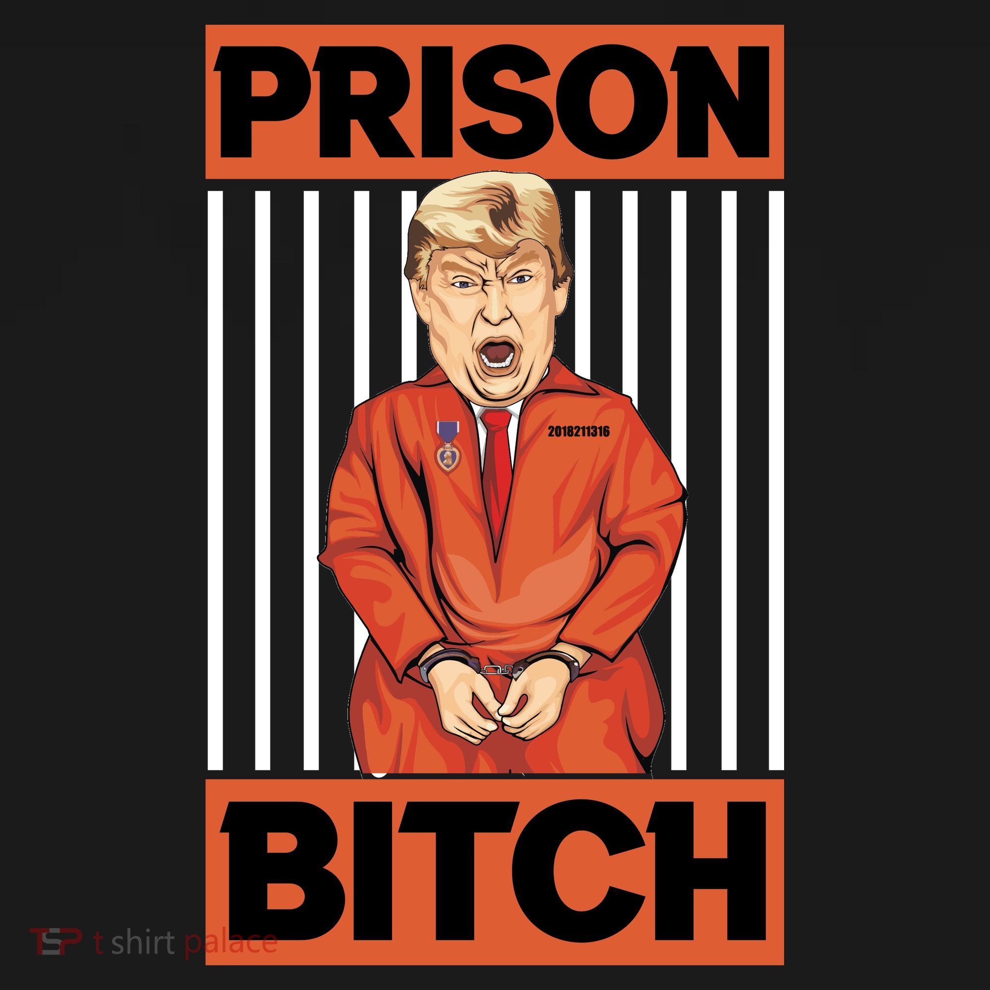 Trump In Jail | PARODY Prison Bitch Women's Tank Top
