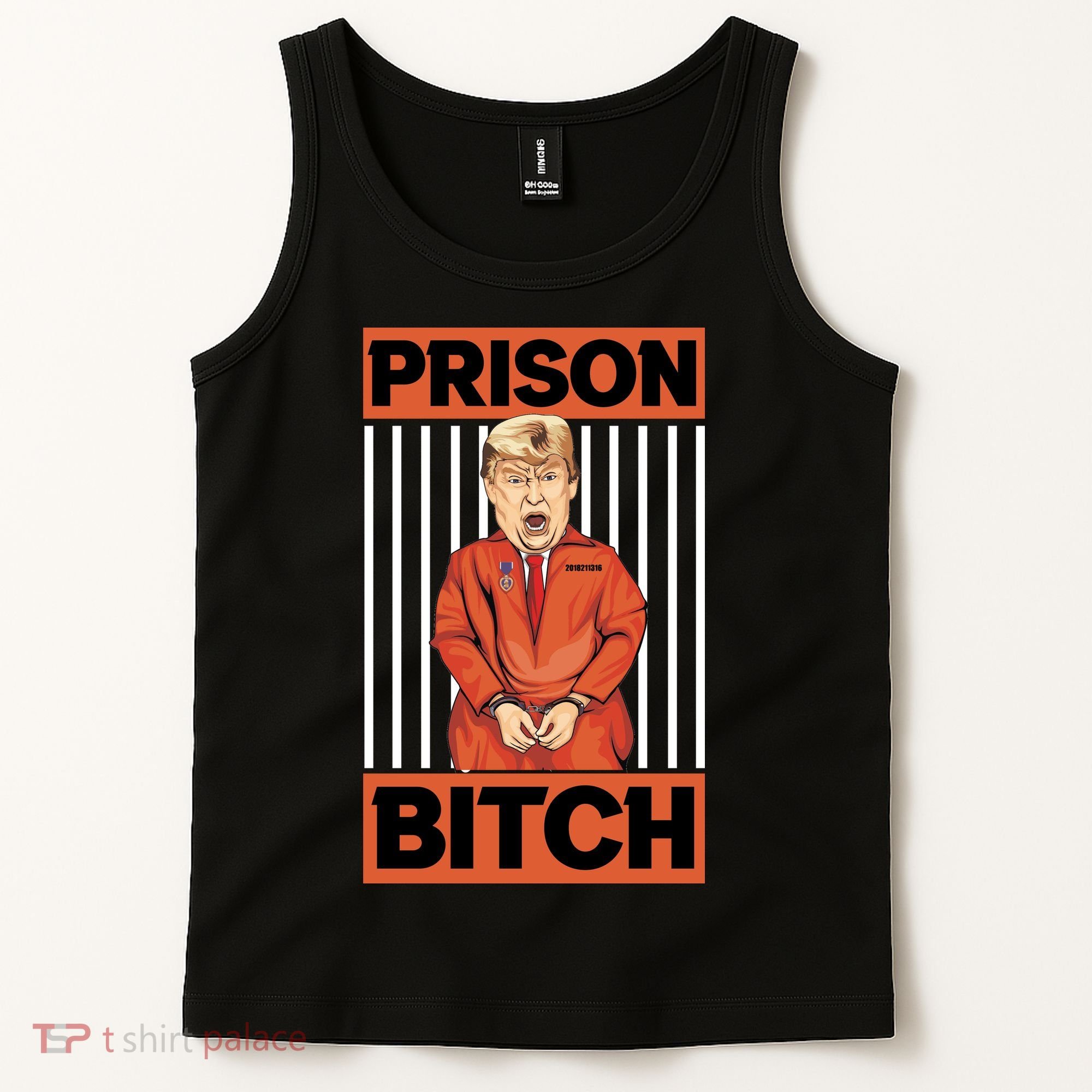 Trump In Jail | PARODY Prison Bitch Tank Top