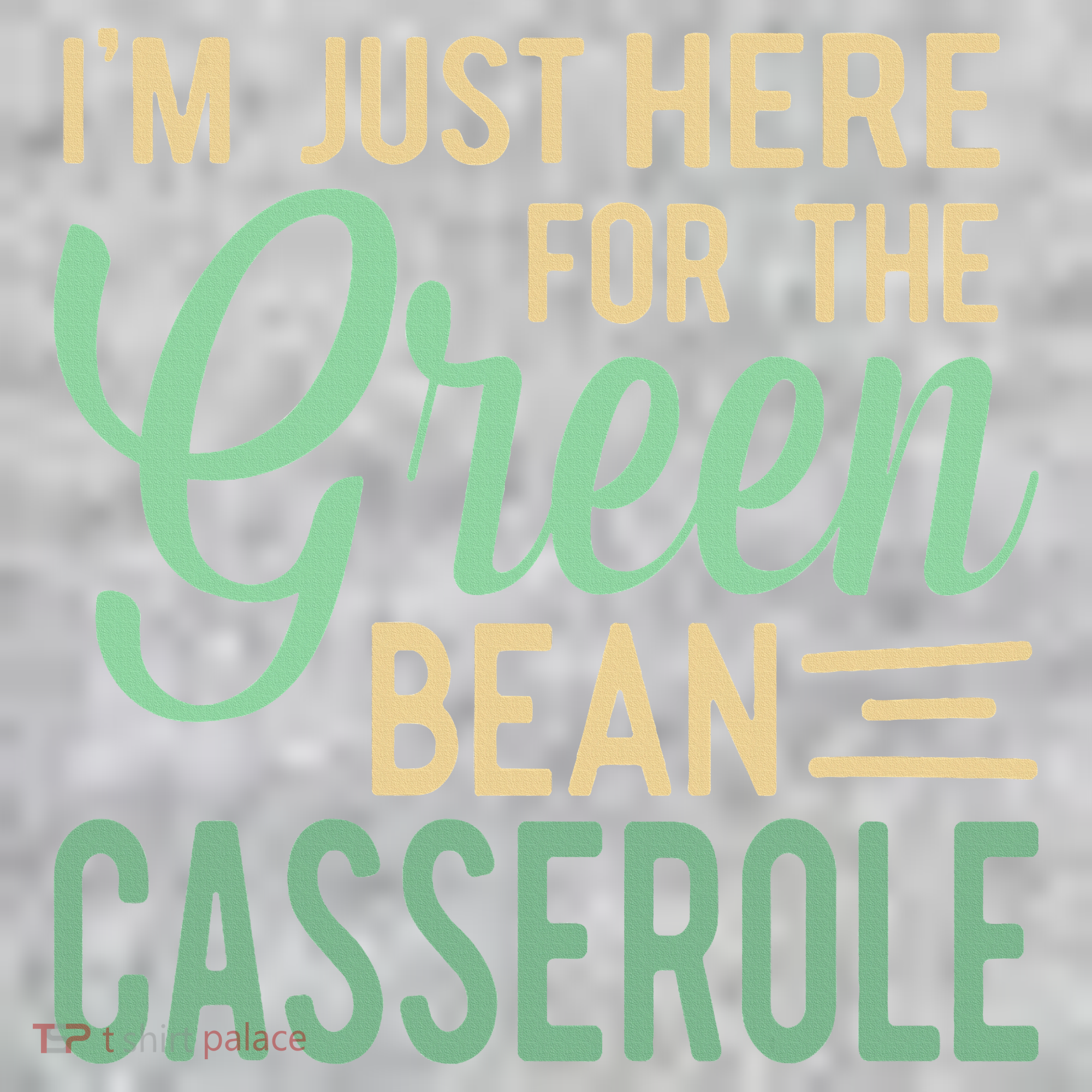 Thanksgiving IM Just Here For The Green Bean Casserole The Baniff Cuffed Pom Beanie
