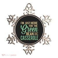 Thanksgiving IM Just Here For The Green Bean Casserole Ornament thumb 0