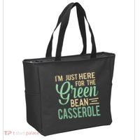Thanksgiving IM Just Here For The Green Bean Casserole Tote Bag thumb 2