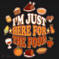 Thanksgiving I'm Just Here For The Food Women's Tank Top thumb 5