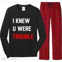 Taylor I Knew U Were Trouble Long Sleeve Pajama Set thumb 0