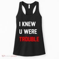 Taylor I Knew U Were Trouble Women's Tank Top thumb 0