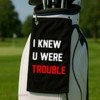 Taylor I Knew U Were Trouble Golf Towel thumb 2