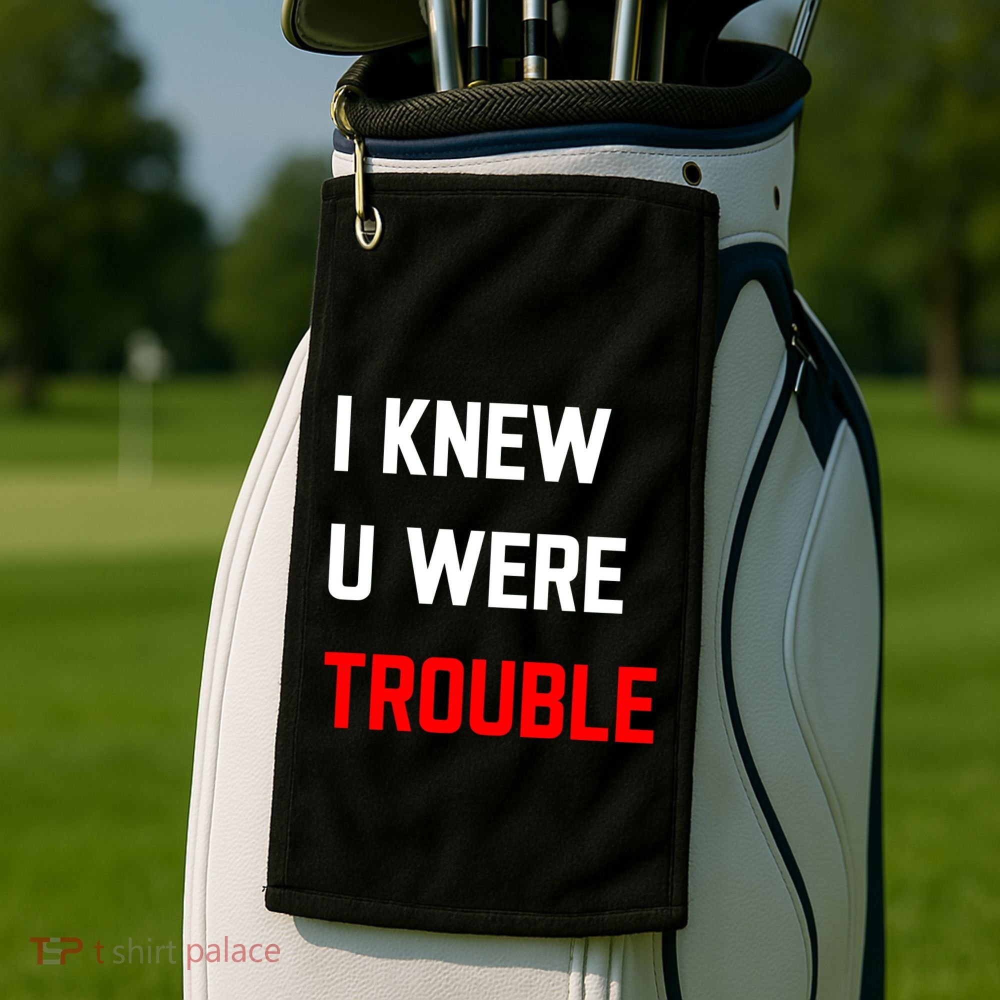 Taylor I Knew U Were Trouble Golf Towel