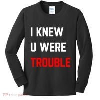 Taylor I Knew U Were Trouble Kids Long Sleeve Shirt thumb 0