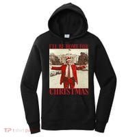 Trump I Ll Be Home For Christmas. Women's Hoodie thumb 0