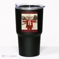 Trump I Ll Be Home For Christmas. Tumbler thumb 0