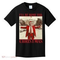 Trump I Ll Be Home For Christmas. Kids T-Shirt thumb 0