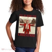 Trump I Ll Be Home For Christmas. Kids T-Shirt thumb 2
