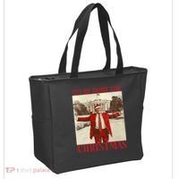 Trump I Ll Be Home For Christmas. Tote Bag thumb 2