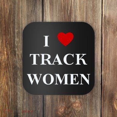 Tf I Love Track Women Coaster