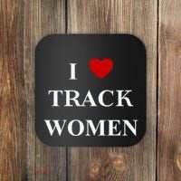 Tf I Love Track Women Coaster thumb 0