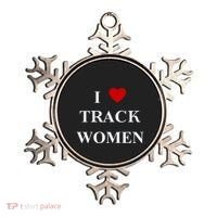 Tf I Love Track Women Ornament thumb 0