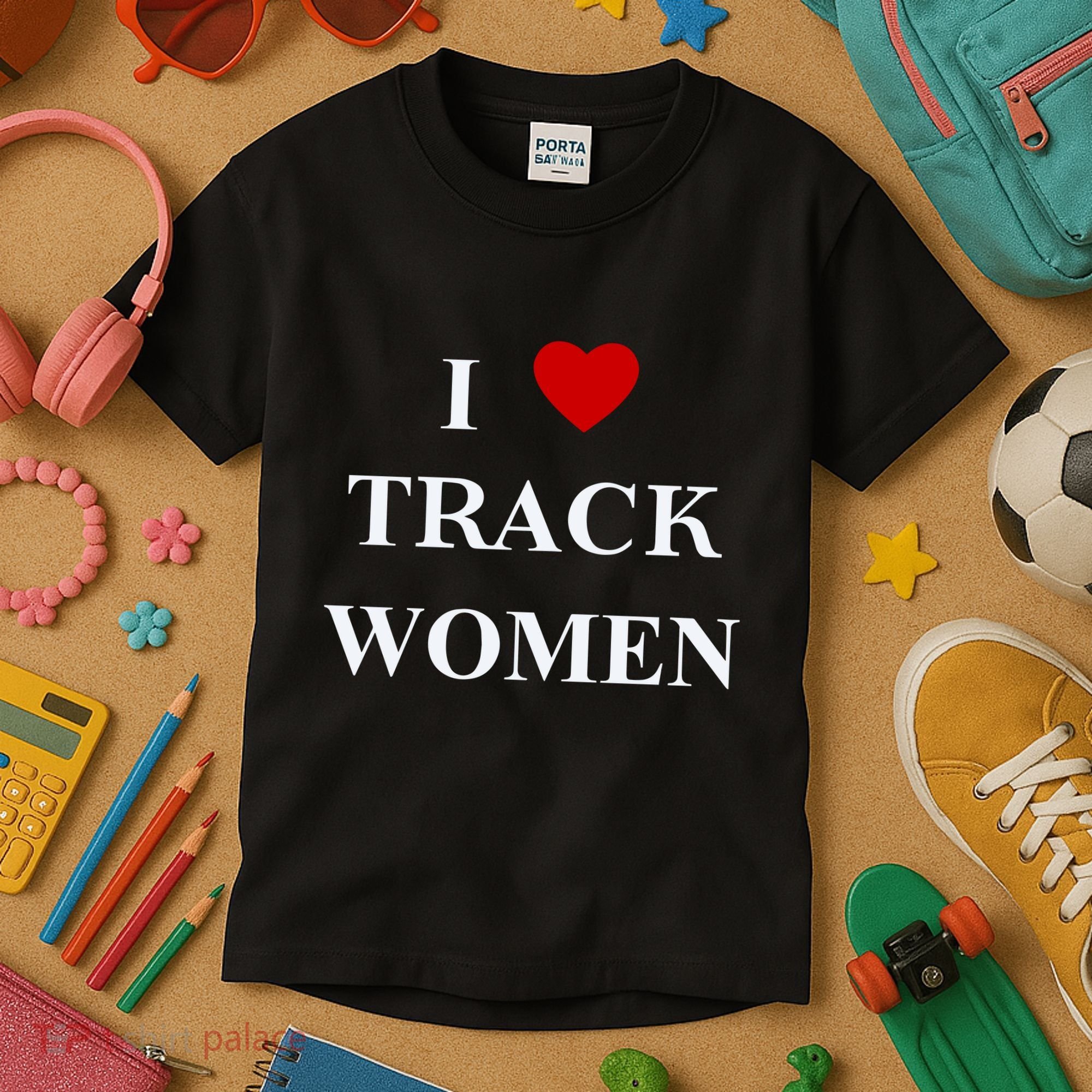 Tf I Love Track Women Kids T-Shirt